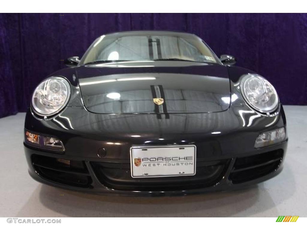 2007 911 Carrera Coupe - Basalt Black Metallic / Sand Beige photo #31