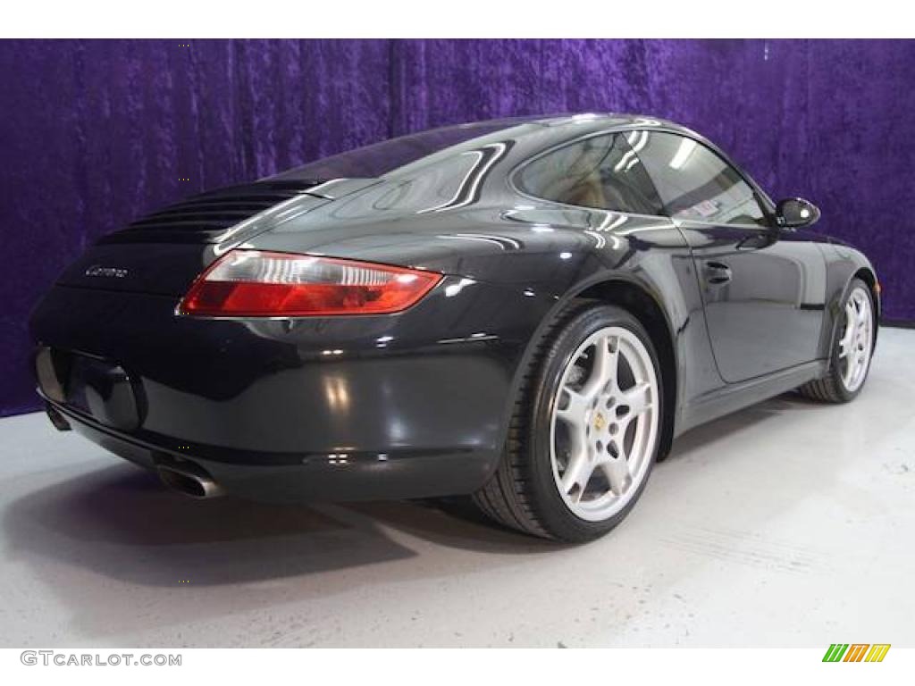 2007 911 Carrera Coupe - Basalt Black Metallic / Sand Beige photo #36