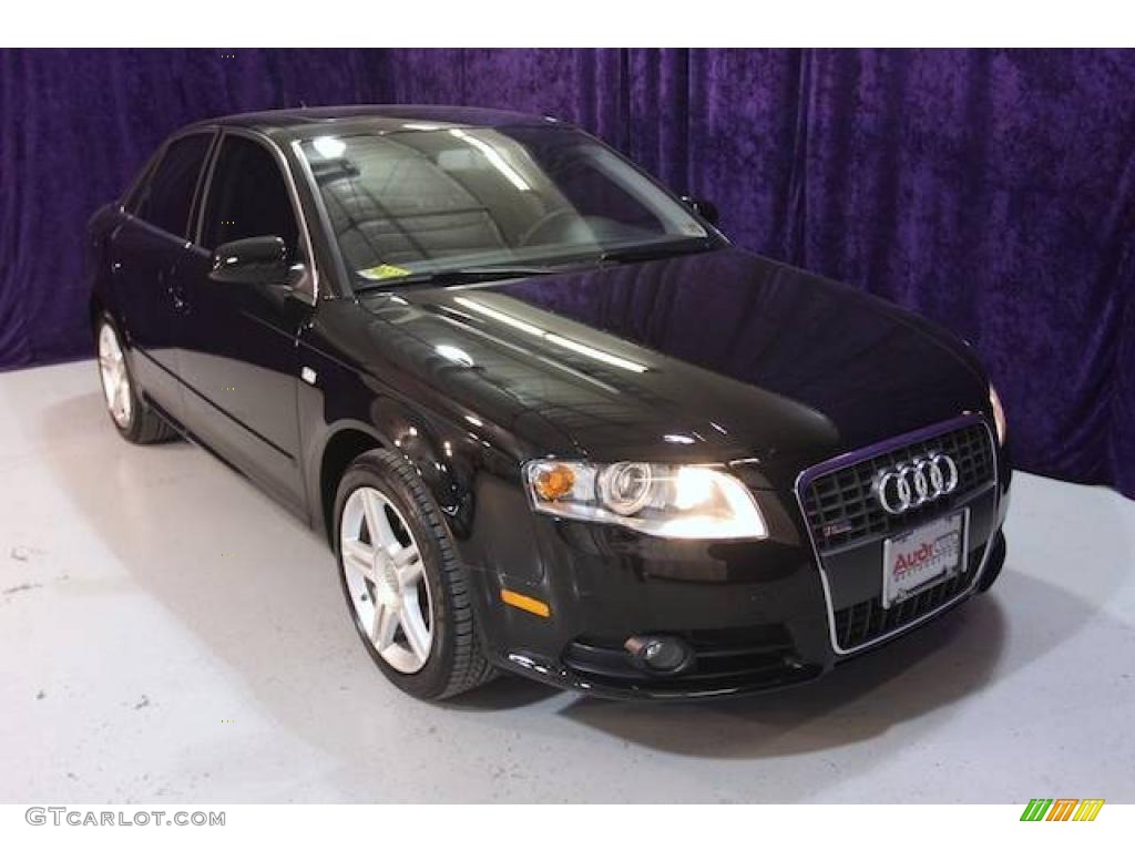 2008 A4 2.0T Special Edition Sedan - Brilliant Black / Black photo #2