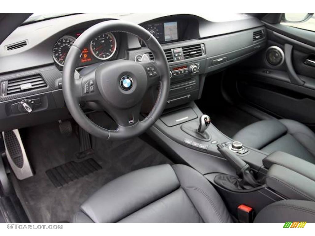 2009 M3 Coupe - Silverstone II Metallic / Black Novillo Leather photo #5