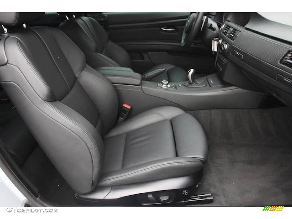 2009 M3 Coupe - Silverstone II Metallic / Black Novillo Leather photo #6