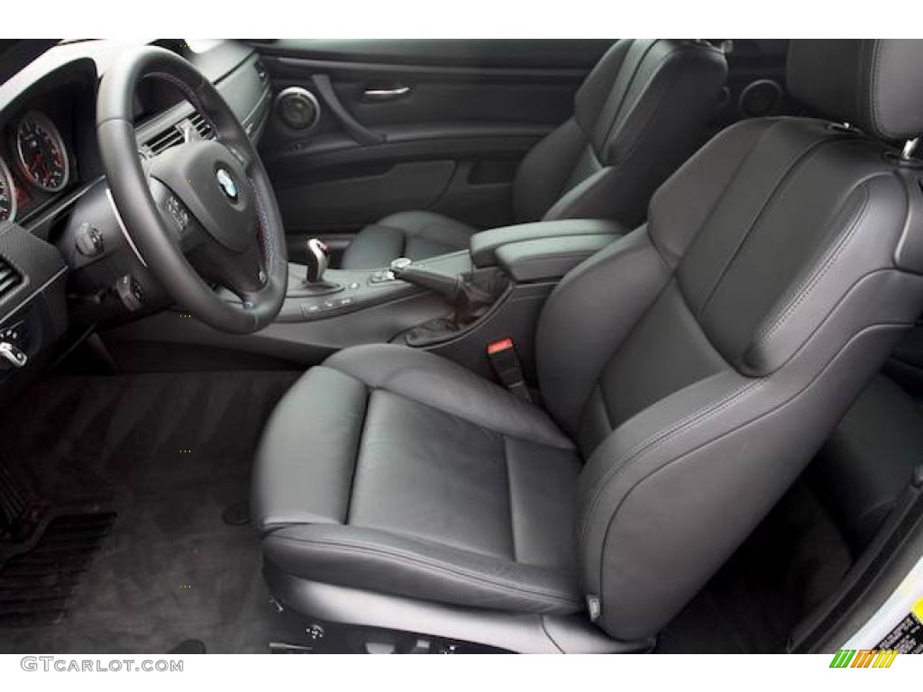 2009 M3 Coupe - Silverstone II Metallic / Black Novillo Leather photo #14