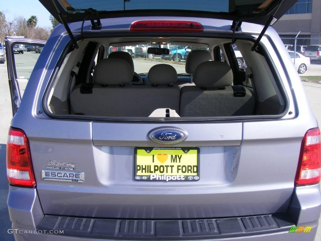 2008 Escape XLT - Tungsten Grey Metallic / Stone photo #29