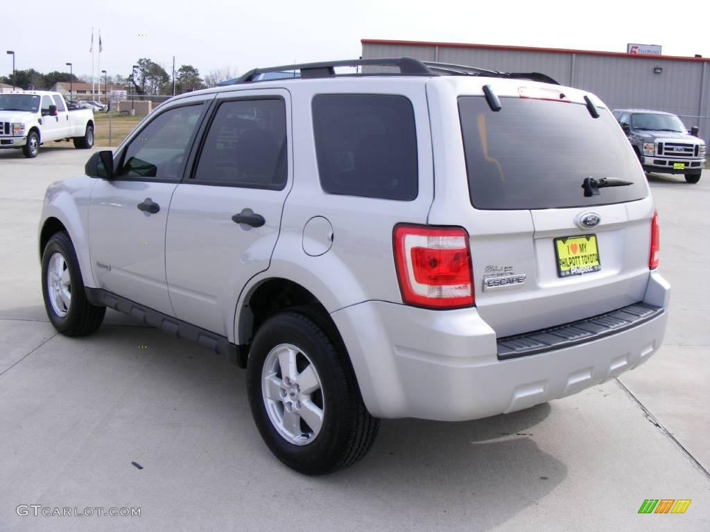 2008 Escape XLS - Silver Metallic / Stone photo #5