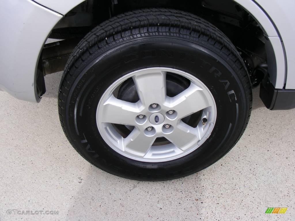2008 Escape XLS - Silver Metallic / Stone photo #14