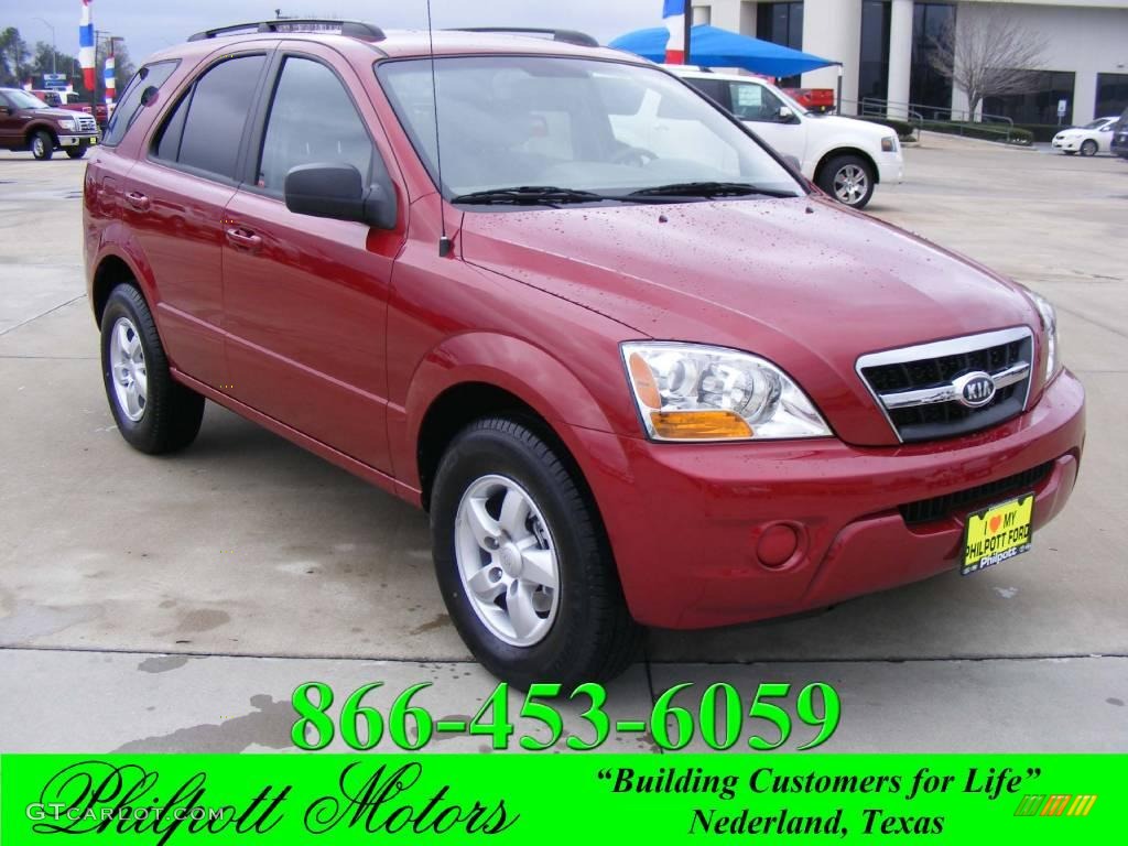 Spicy Red Kia Sorento