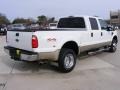 2008 Oxford White Ford F350 Super Duty Lariat Crew Cab 4x4 Dually  photo #3