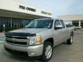 2008 Silver Birch Metallic Chevrolet Silverado 1500 LTZ Extended Cab  photo #1