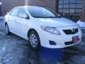 2009 Super White Toyota Corolla LE  photo #1