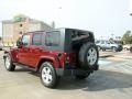 2007 Red Rock Crystal Pearl Jeep Wrangler Unlimited Sahara  photo #3