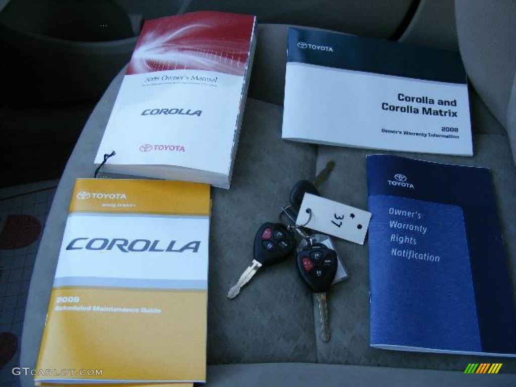 2009 Corolla LE - Super White / Bisque photo #26