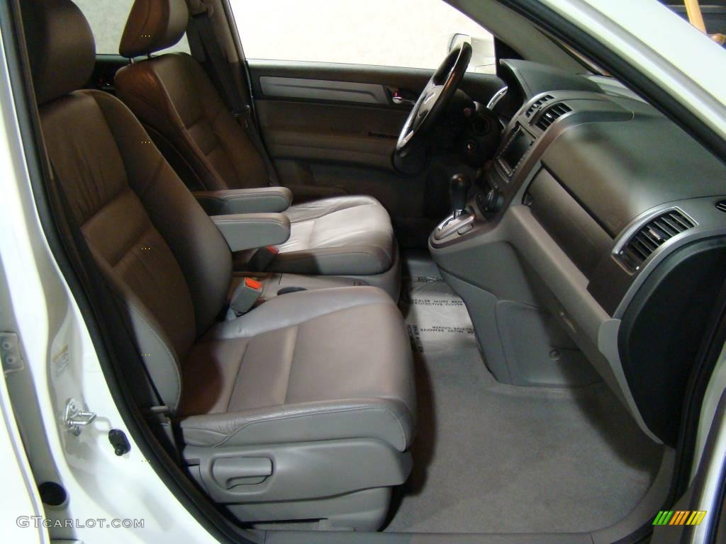 2008 CR-V EX-L 4WD - Taffeta White / Gray photo #12