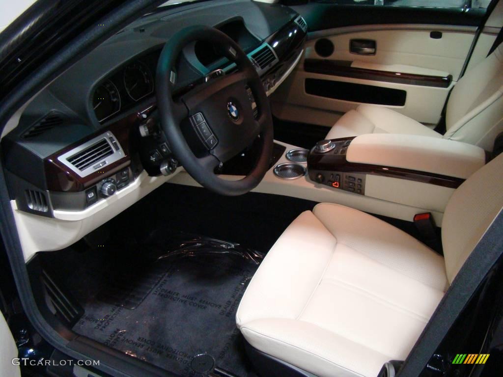 2008 7 Series 760Li Sedan - Azurite Black Metallic / Platinum photo #8