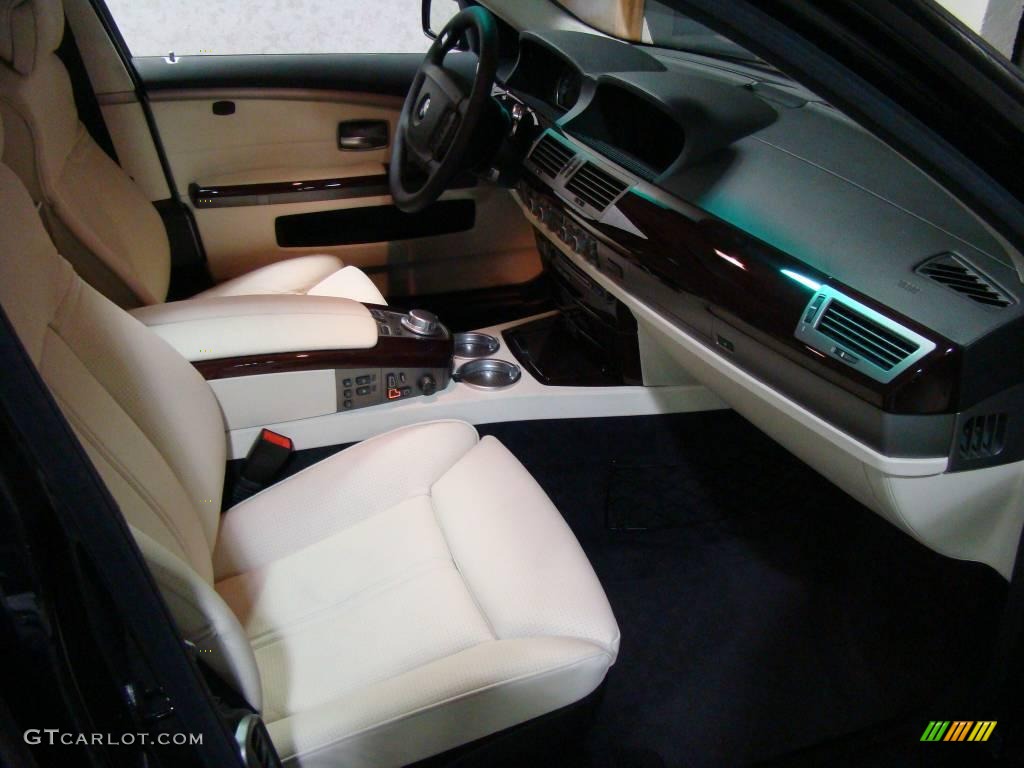 2008 7 Series 760Li Sedan - Azurite Black Metallic / Platinum photo #9