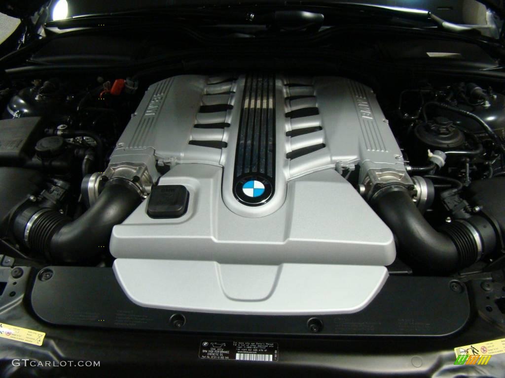 2008 7 Series 760Li Sedan - Azurite Black Metallic / Platinum photo #14