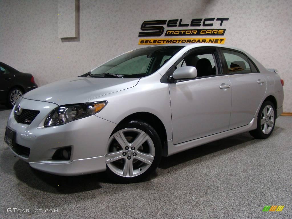 2009 Classic Silver Metallic Toyota Corolla Xrs 24436470