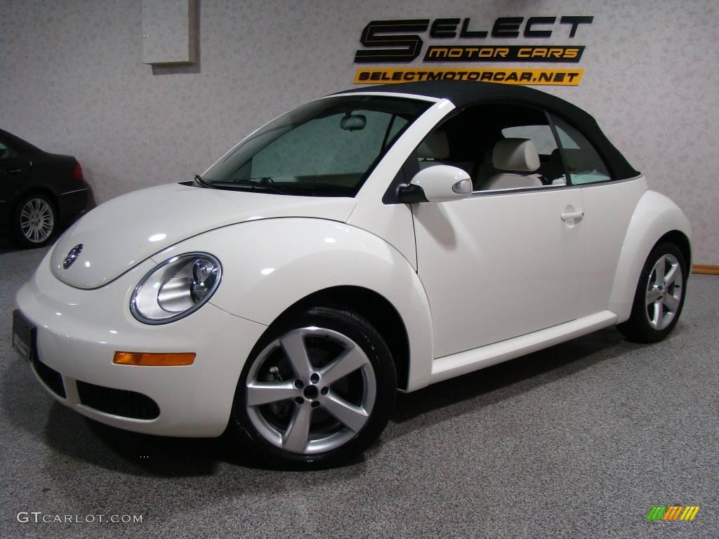 2007 campanella white volkswagen new beetle triple white convertible