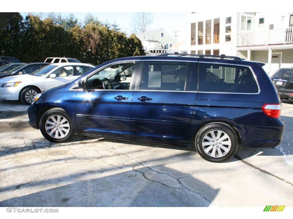 2007 Odyssey Touring - Midnight Blue Pearl / Gray photo #9