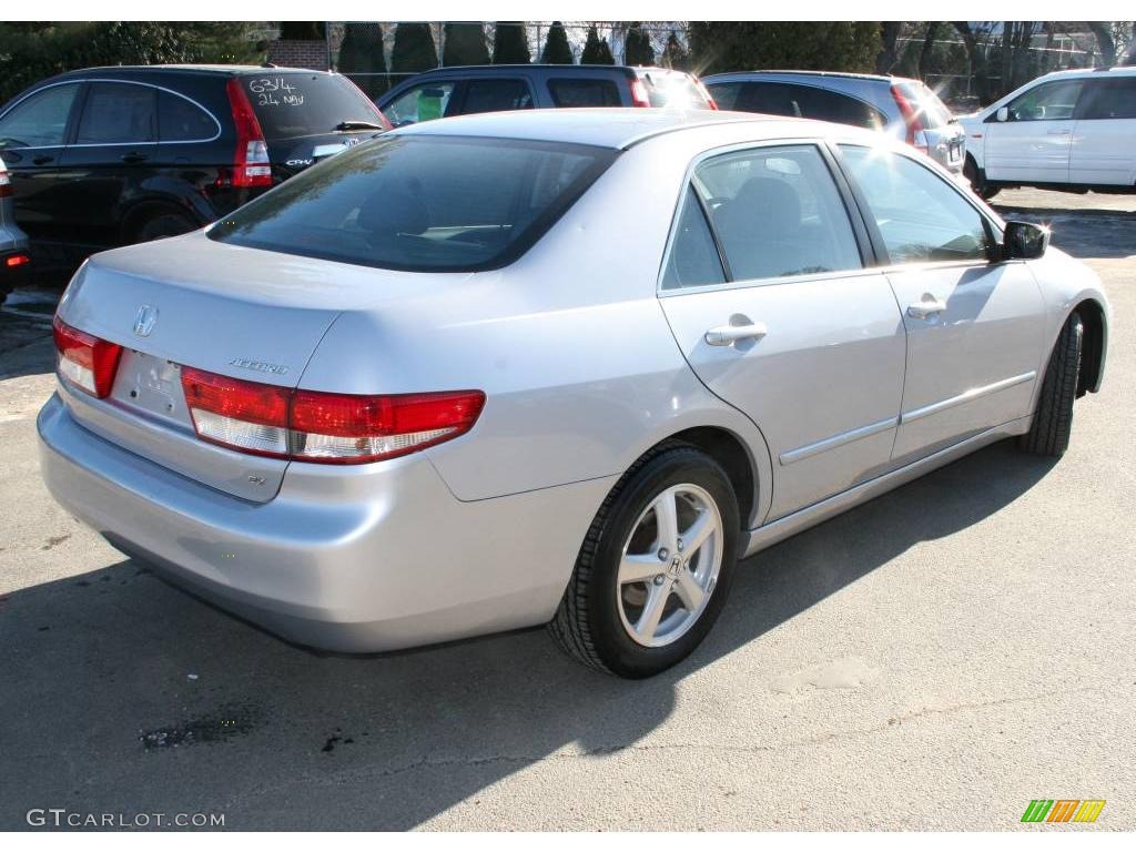 2003 Accord EX-L Sedan - Satin Silver Metallic / Black photo #5