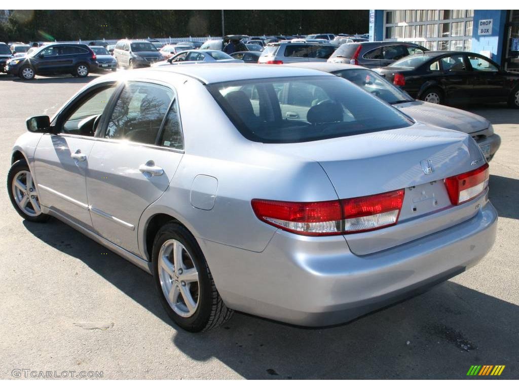 2003 Accord EX-L Sedan - Satin Silver Metallic / Black photo #8