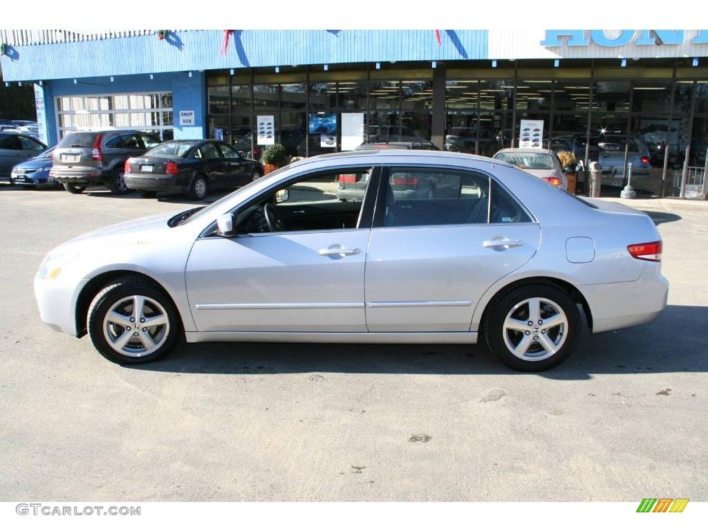 2003 Accord EX-L Sedan - Satin Silver Metallic / Black photo #9