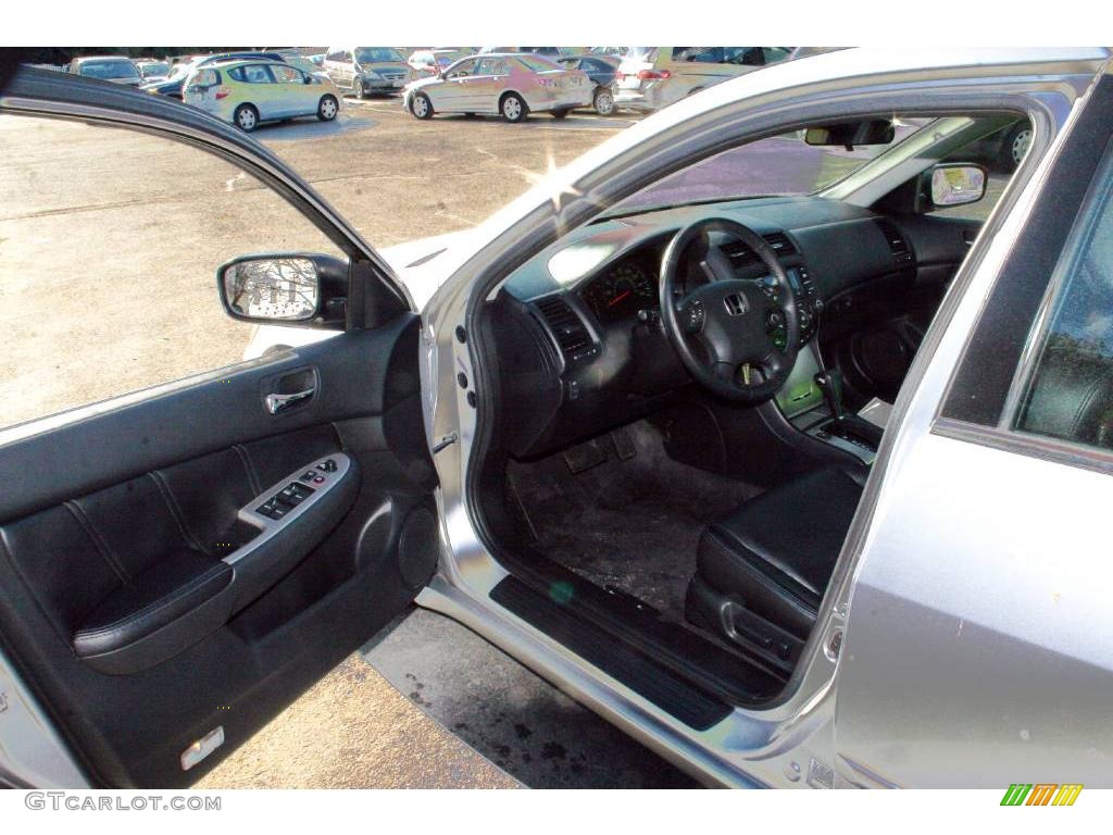 2003 Accord EX-L Sedan - Satin Silver Metallic / Black photo #10