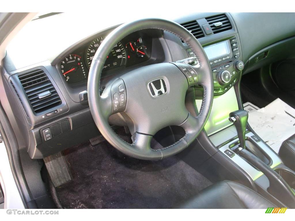 2003 Accord EX-L Sedan - Satin Silver Metallic / Black photo #11