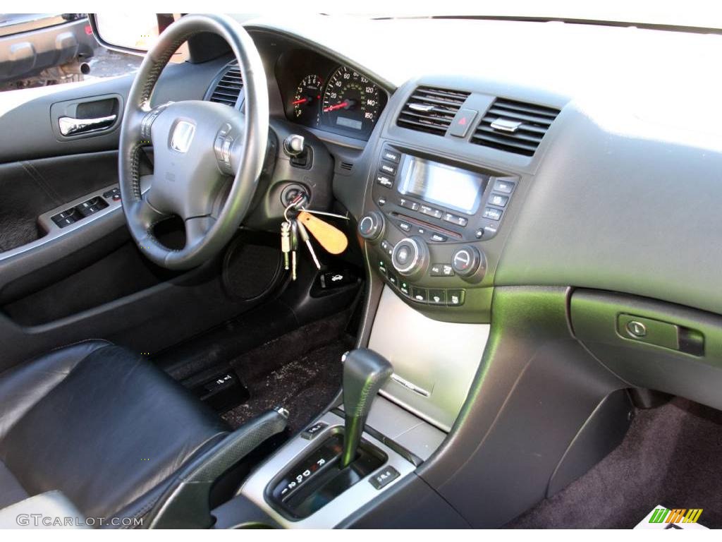 2003 Accord EX-L Sedan - Satin Silver Metallic / Black photo #12