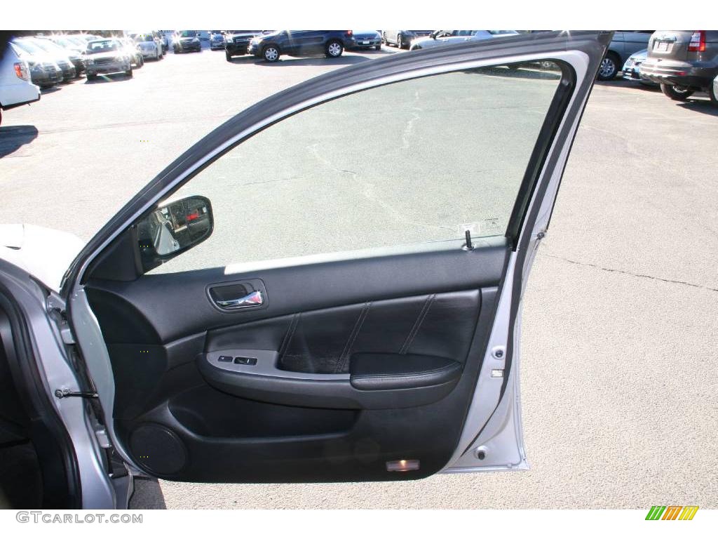 2003 Accord EX-L Sedan - Satin Silver Metallic / Black photo #14