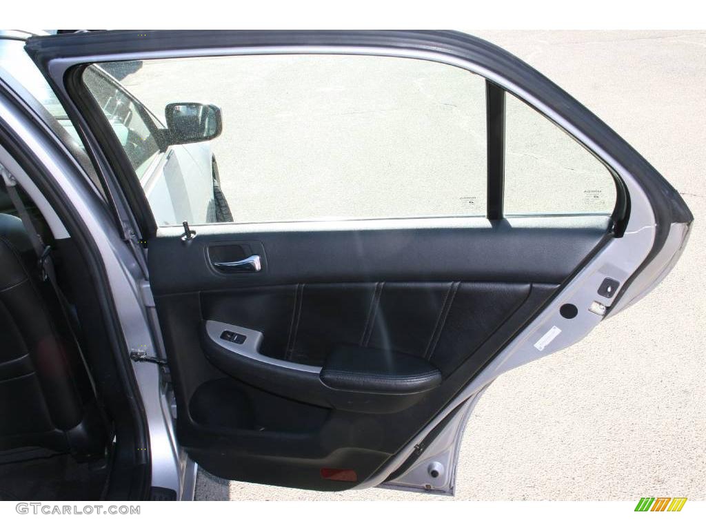 2003 Accord EX-L Sedan - Satin Silver Metallic / Black photo #15