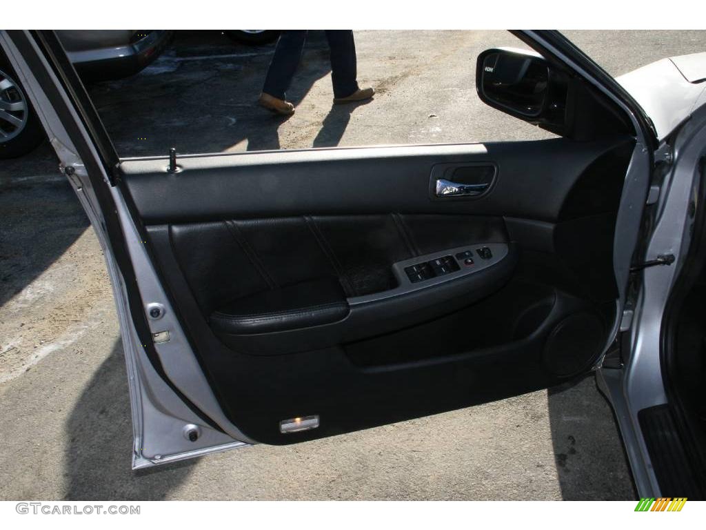 2003 Accord EX-L Sedan - Satin Silver Metallic / Black photo #17