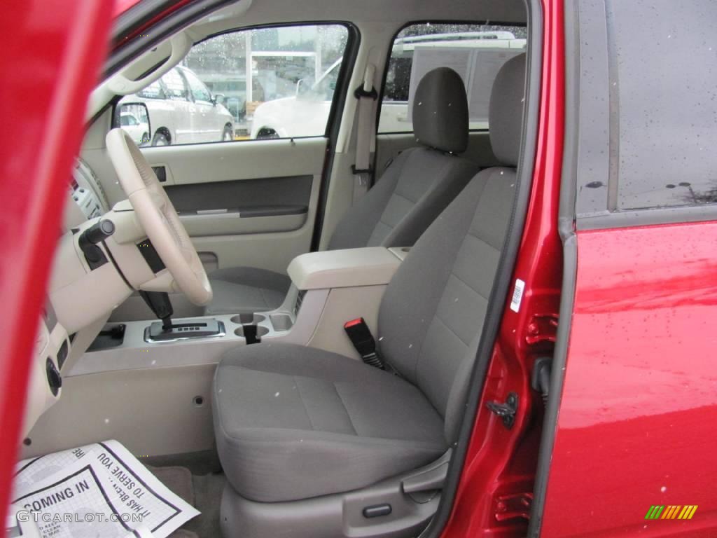 2009 Escape XLT V6 4WD - Sangria Red Metallic / Stone photo #7