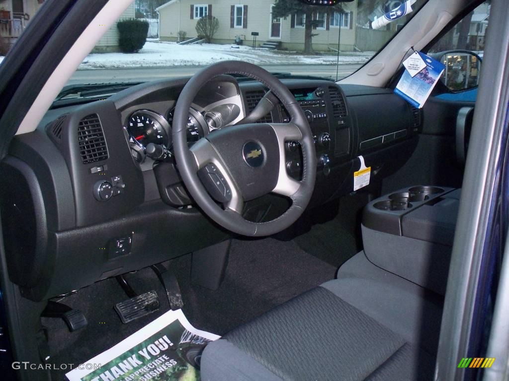 2009 Silverado 1500 LT Extended Cab 4x4 - Imperial Blue Metallic / Ebony photo #21