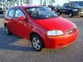 2007 Victory Red Chevrolet Aveo 5 Hatchback  photo #5