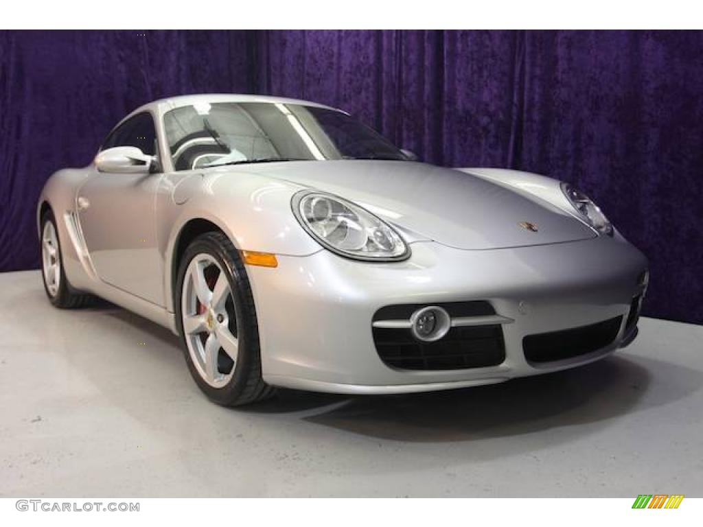 2007 Cayman S - Arctic Silver Metallic / Black photo #1