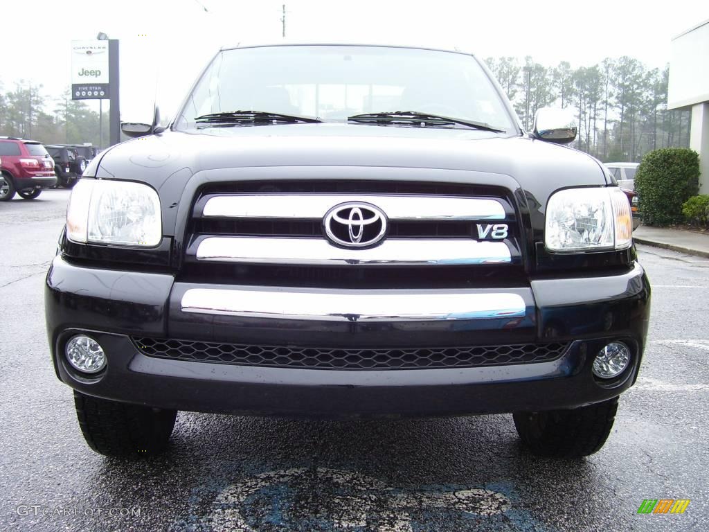 2006 Tundra SR5 TRD Access Cab 4x4 - Black / Light Charcoal photo #3