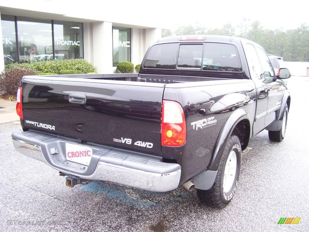2006 Tundra SR5 TRD Access Cab 4x4 - Black / Light Charcoal photo #8