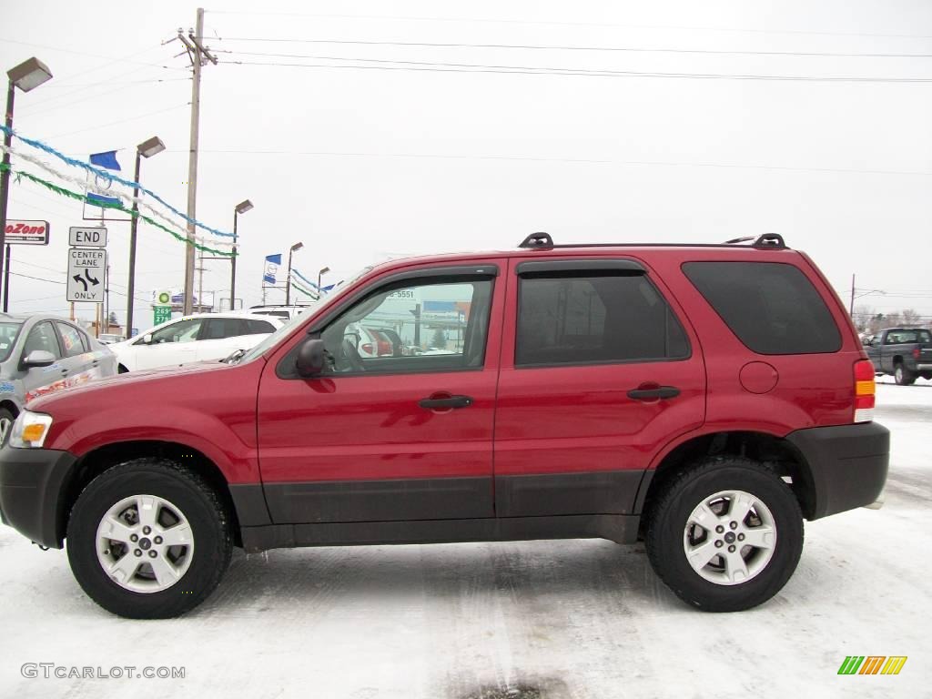 2006 Escape XLT V6 4WD - Redfire Metallic / Medium/Dark Flint photo #2