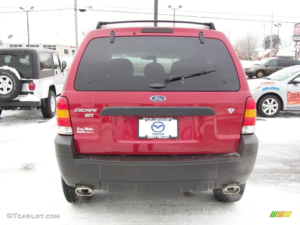 2006 Escape XLT V6 4WD - Redfire Metallic / Medium/Dark Flint photo #4