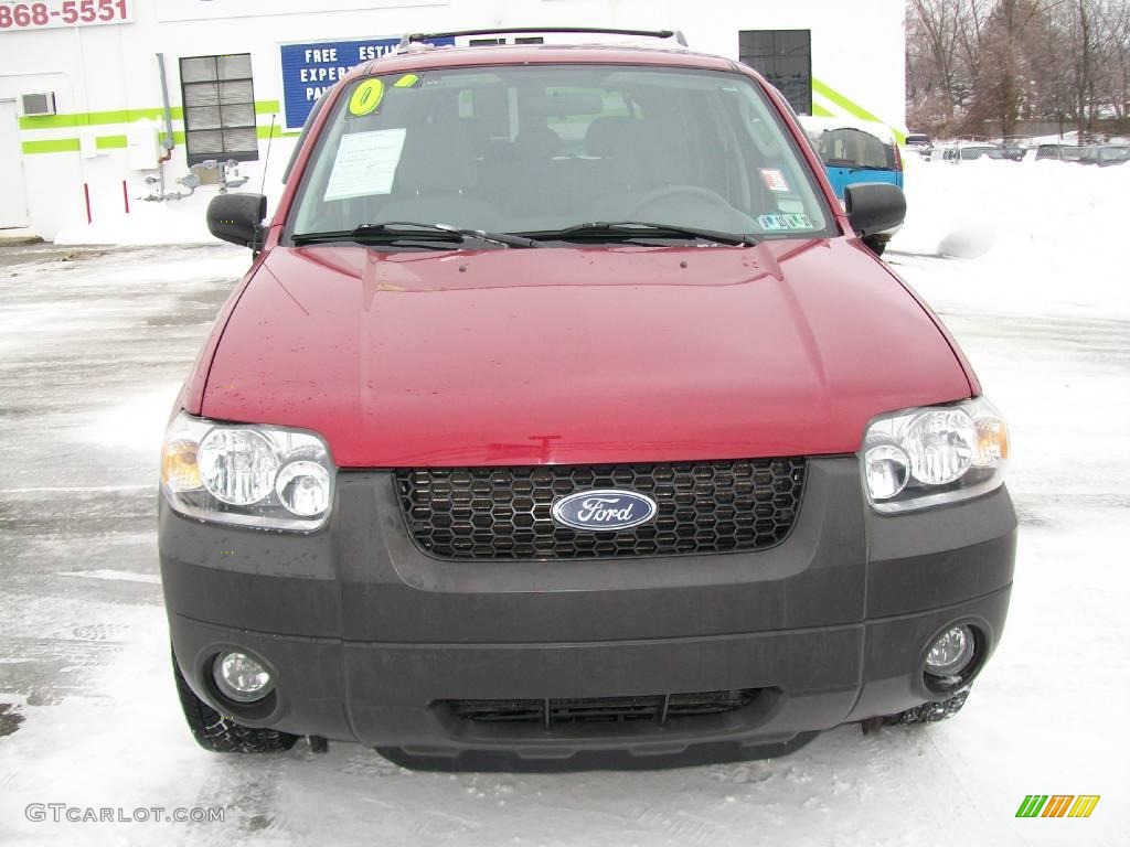 2006 Escape XLT V6 4WD - Redfire Metallic / Medium/Dark Flint photo #9