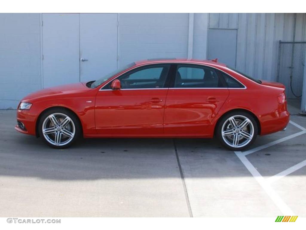 Brilliant Red Audi A4