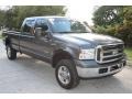 2005 Dark Shadow Grey Metallic Ford F350 Super Duty Lariat Crew Cab 4x4  photo #10