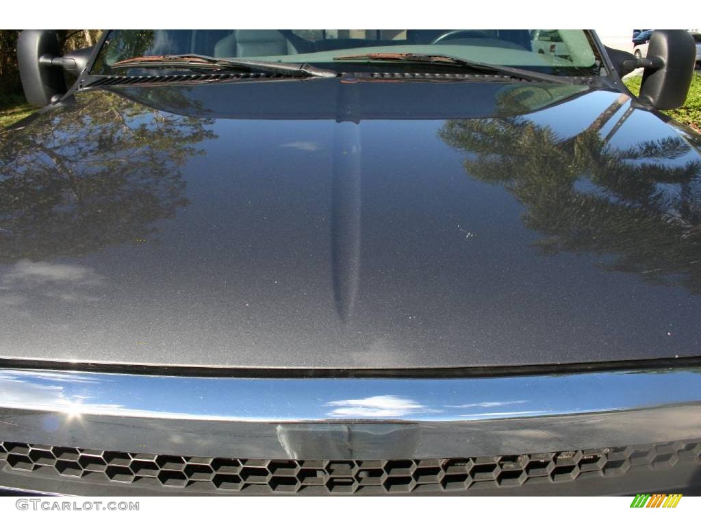 2005 F350 Super Duty Lariat Crew Cab 4x4 - Dark Shadow Grey Metallic / Medium Flint photo #12