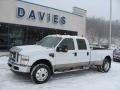 2008 Oxford White Ford F450 Super Duty Lariat Crew Cab 4x4 Dually  photo #1