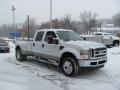 2008 Oxford White Ford F450 Super Duty Lariat Crew Cab 4x4 Dually  photo #3