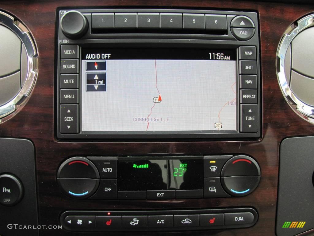 2008 F450 Super Duty Lariat Crew Cab 4x4 Dually - Oxford White / Tan photo #13