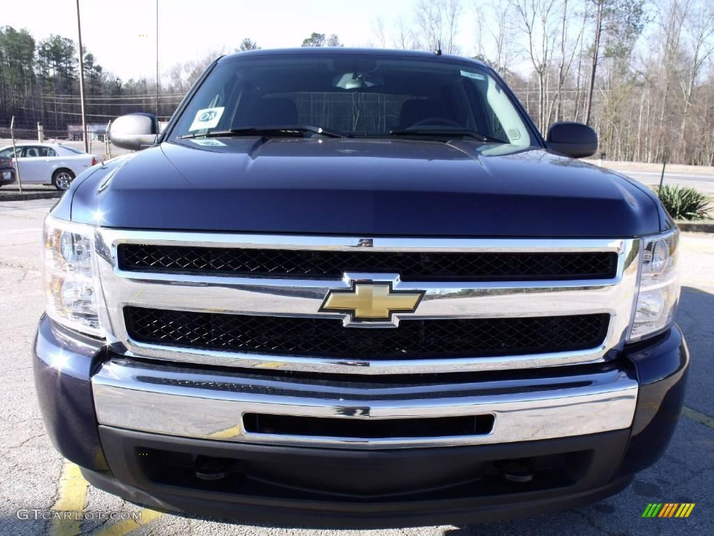 2010 Silverado 1500 LT Crew Cab 4x4 - Imperial Blue Metallic / Ebony photo #8