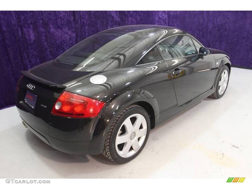 2002 TT 1.8T quattro Coupe - Brilliant Black / Ebony photo #3