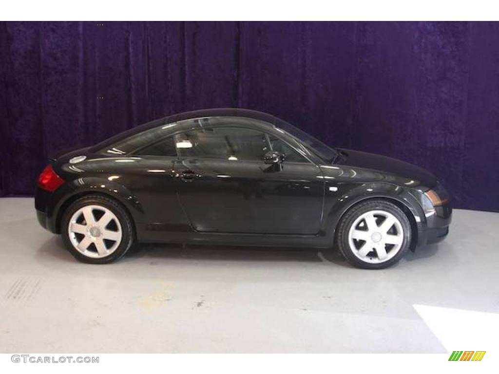 2002 TT 1.8T quattro Coupe - Brilliant Black / Ebony photo #4