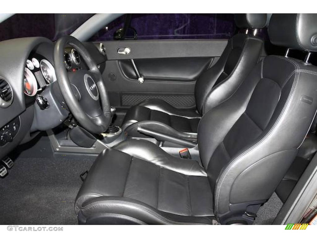 Ebony Interior 2002 Audi TT 1.8T quattro Coupe Photo #24463659